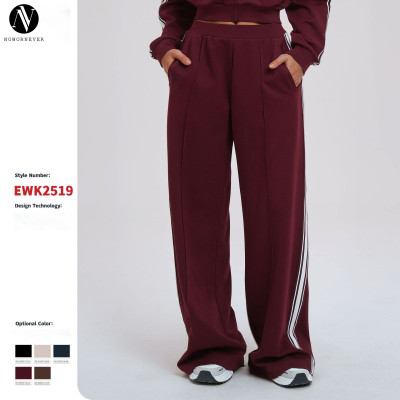 Casual Loose Fit Color-Blocked Athletic Sweatpants - OEM & ODM Available, Pocketed Long Pants for Comfort in Outdoor Cycling & Hiking | Style 2519 - Wholesale Opportunities for Agents