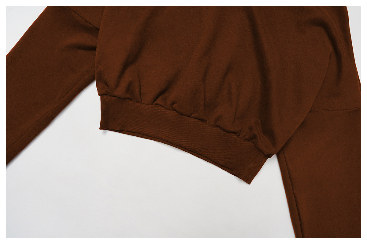 OEM women's casual loose fit sweatshirt