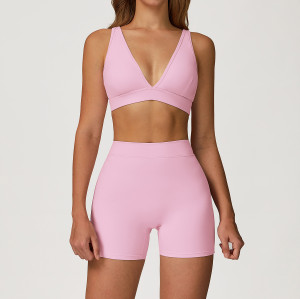 Outdoor Sports Running Fitness Set - OEM & ODM Brushed Yoga Set, Casual Versatile Fitted Sportswear | Wholesale & Sourcing Agents Welcome