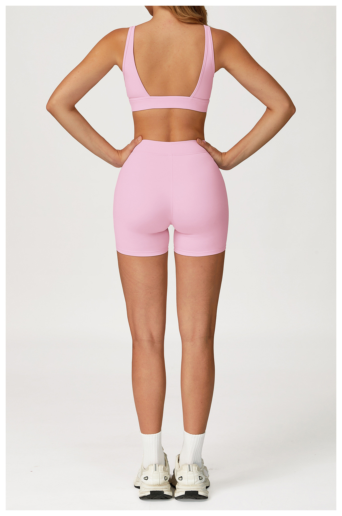 brushed yoga set for outdoor running