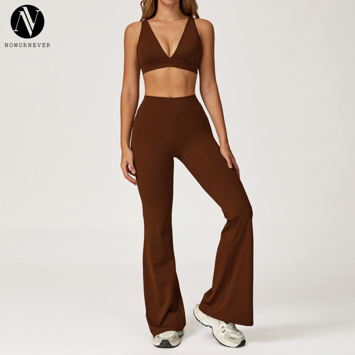 Versatile Fitted Brushed Yoga Set - Premium OEM & ODM Sportswear for Outdoor Activities, Running & Casual Wear | Wholesale & Sourcing for Global Brands