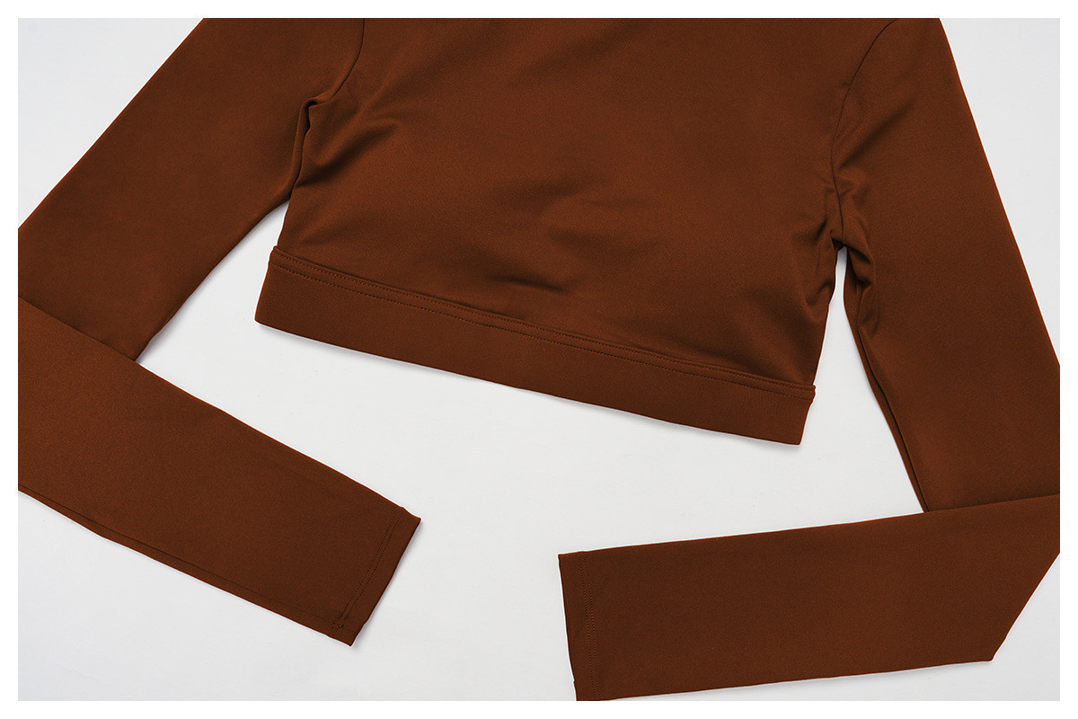 brushed yoga set for outdoor running