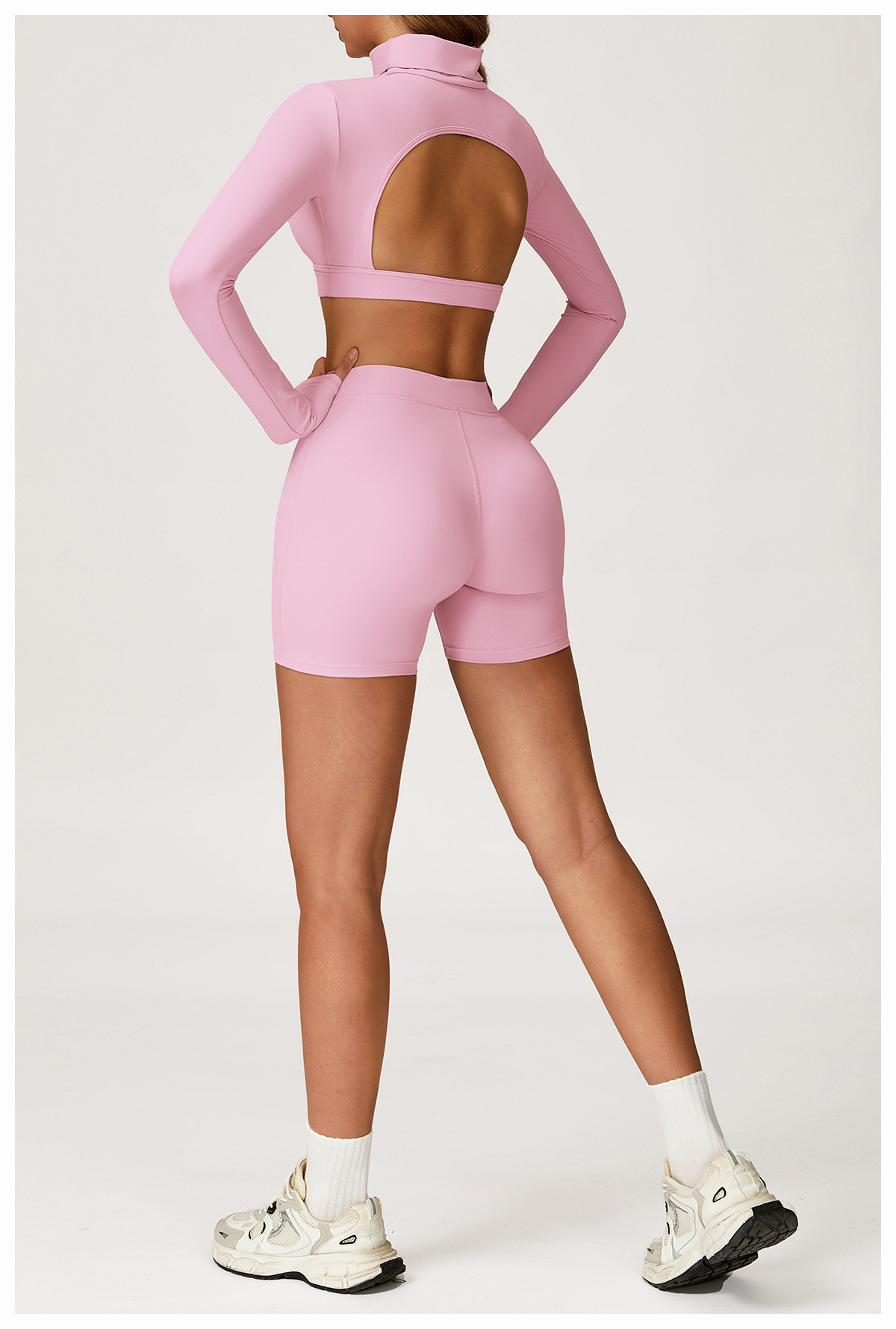 brushed yoga set for outdoor running