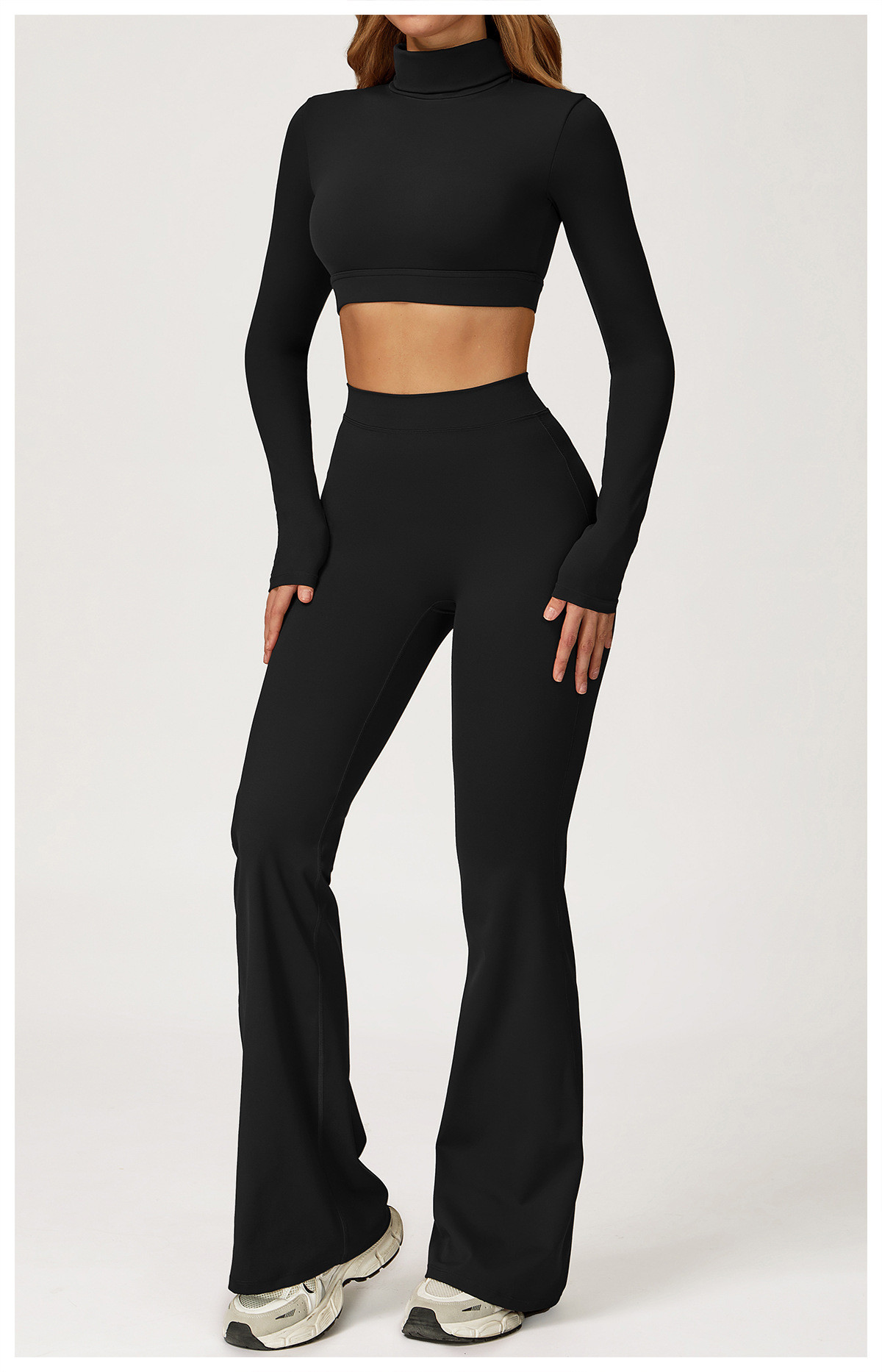 brushed yoga set for outdoor running