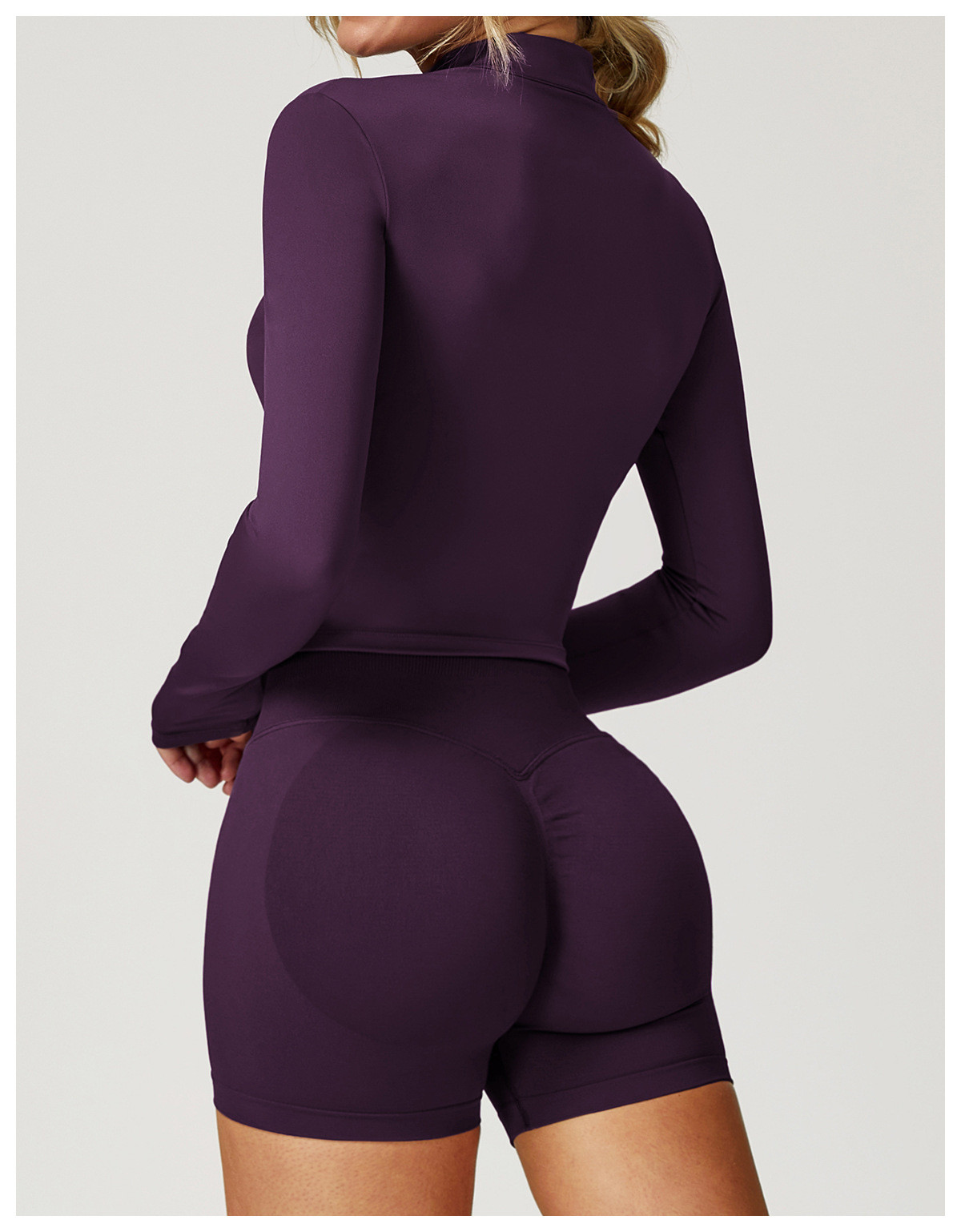 long-sleeved fitness jackets for women