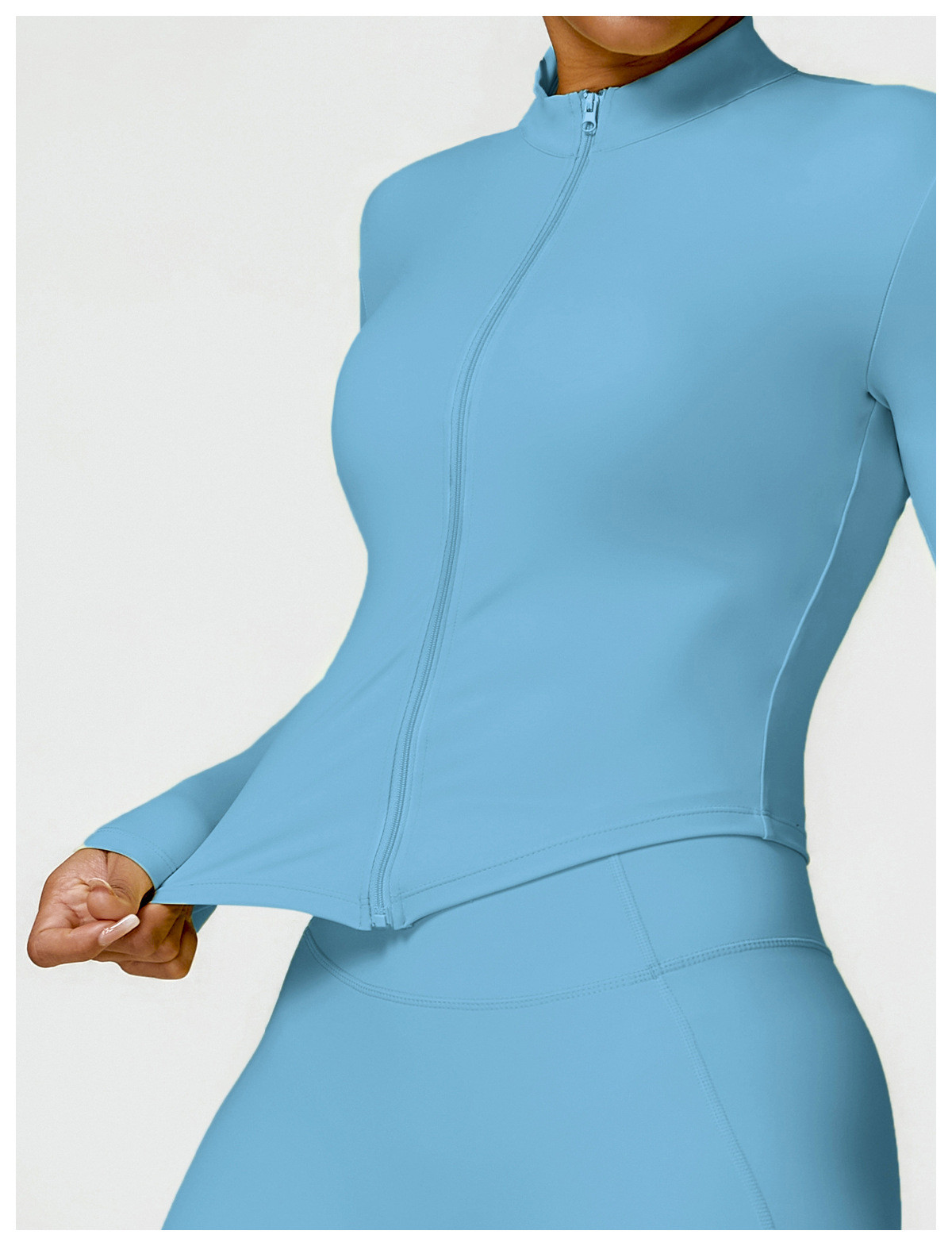 OEM women's quick-drying fitness jacket