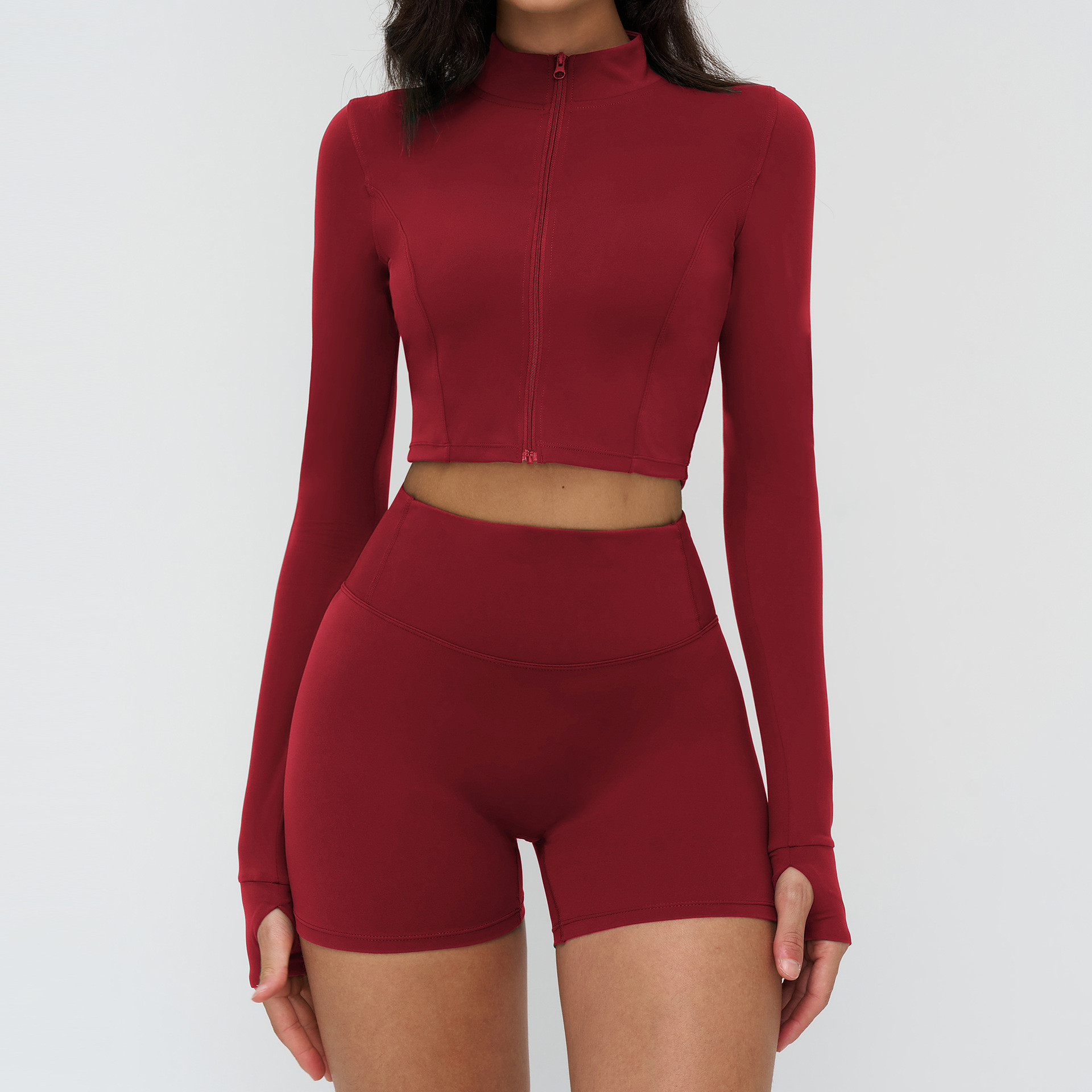 women's zippered activewear