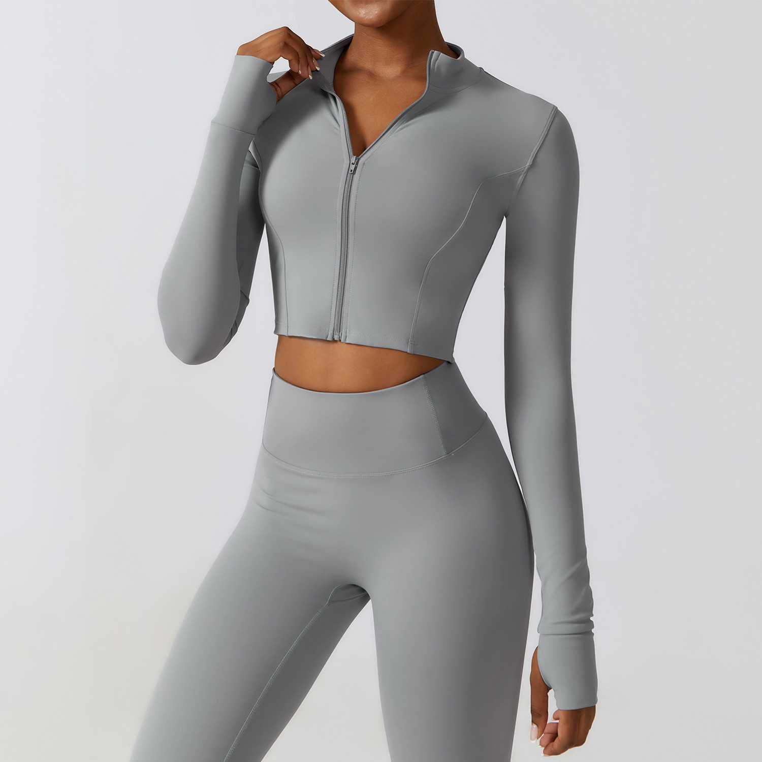 long sleeve fitness wear for women
