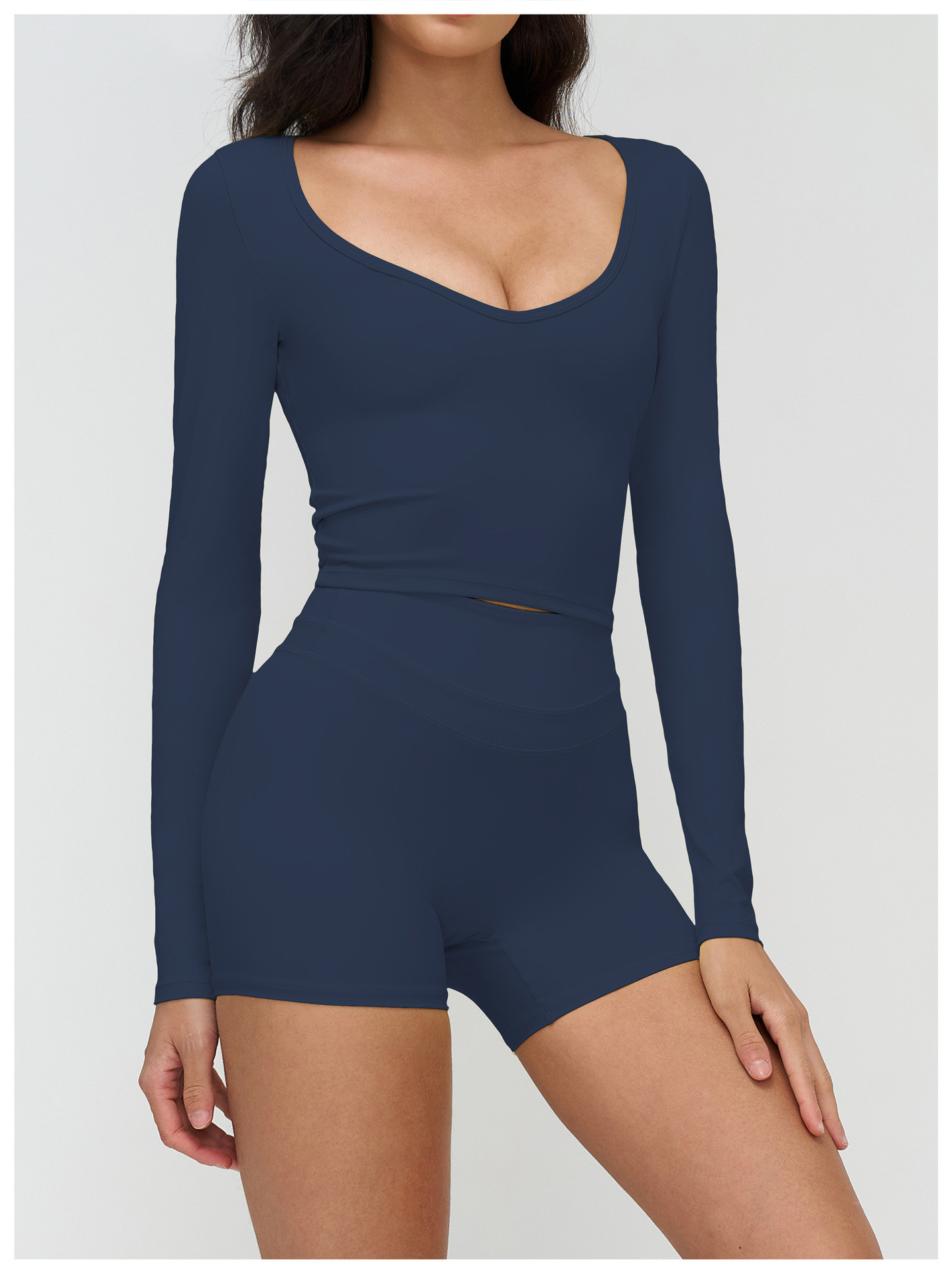 Brushed Yoga Long-Sleeved T-Shirt OEM