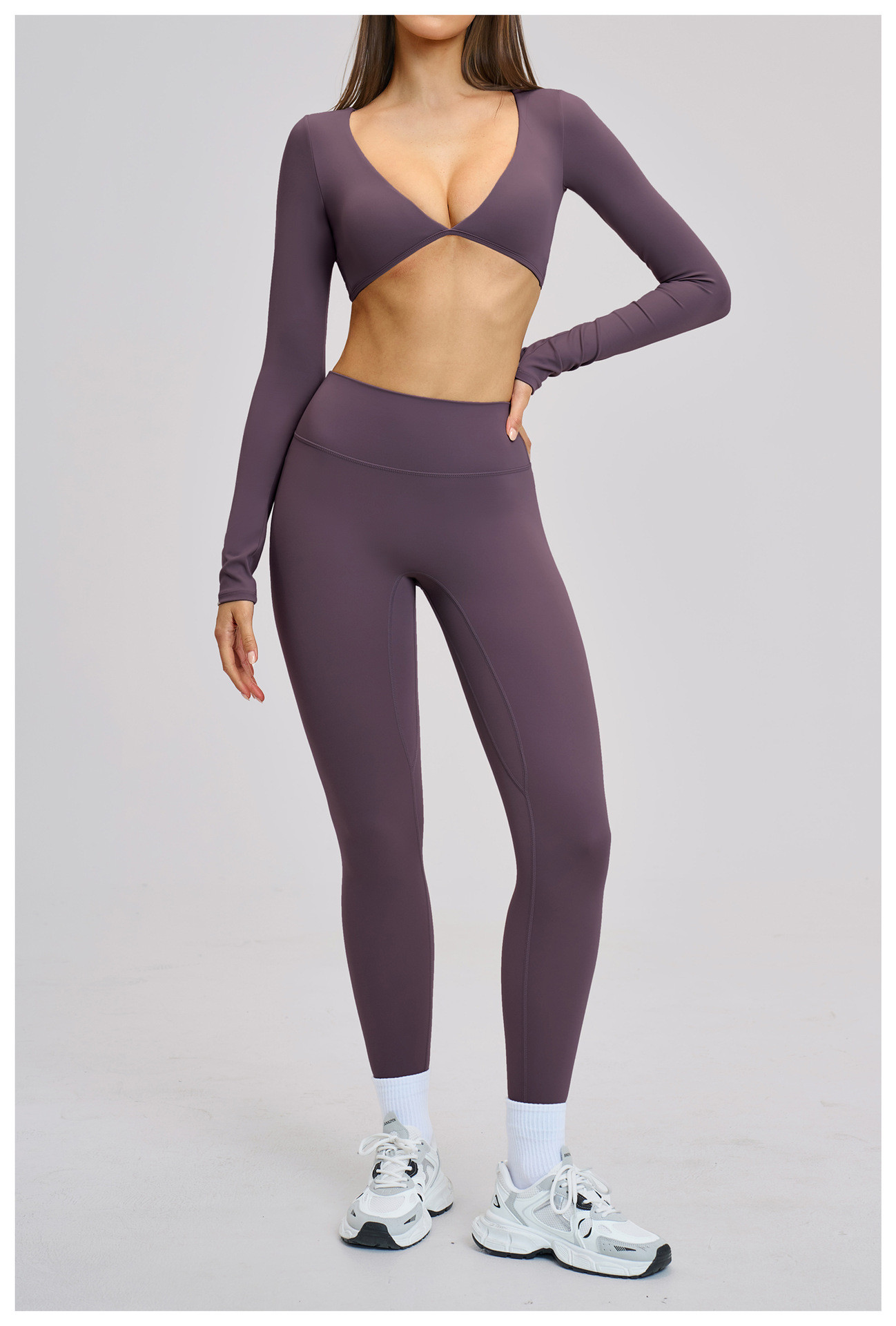 women's yoga long-sleeved t-shirt