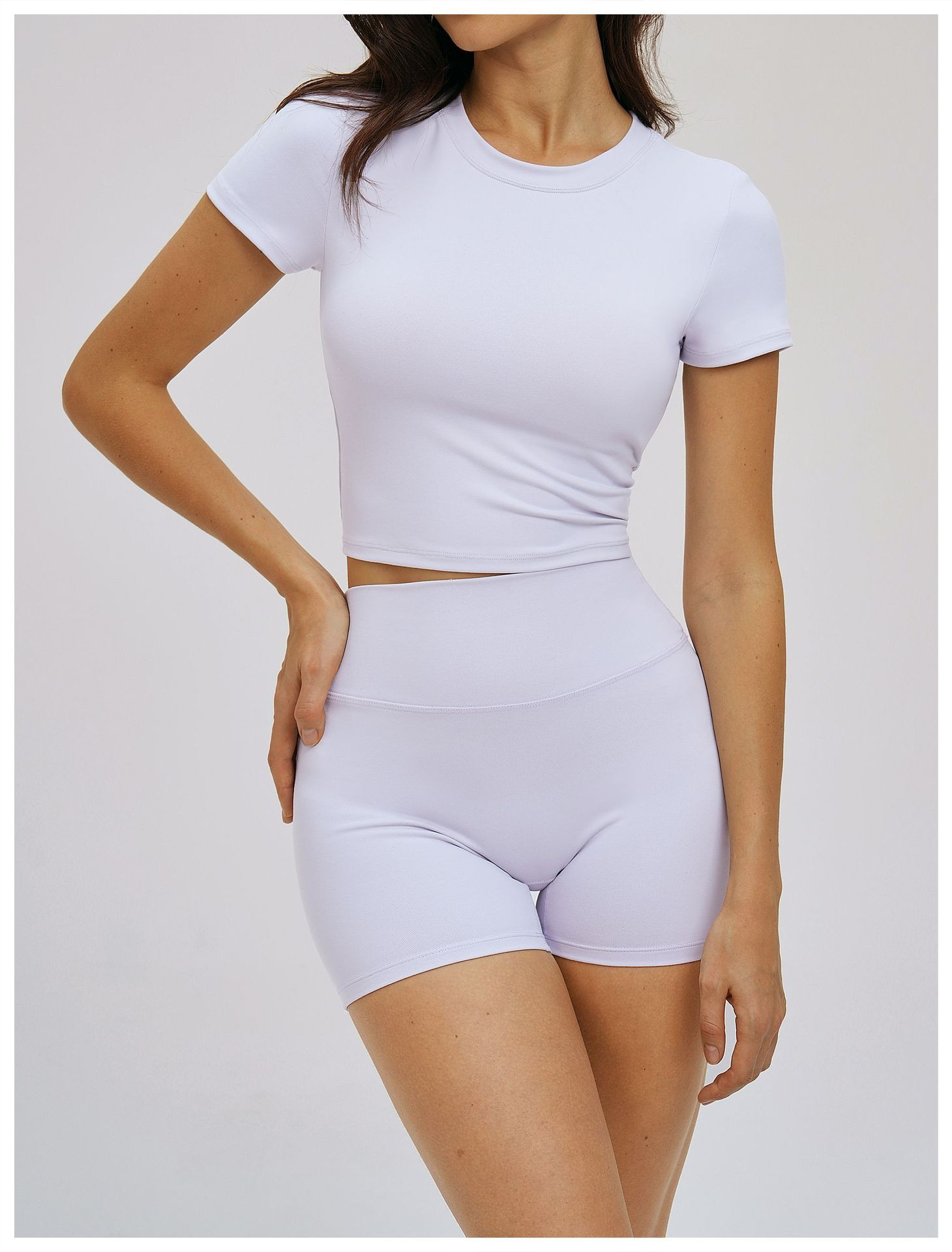 OEM ODM Fitted Short-sleeved Yoga Top