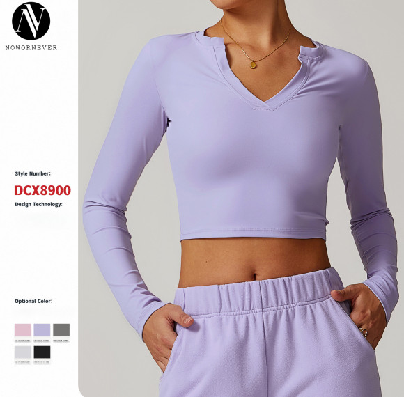 Custom OEM Tight-Fit Yoga Wear | Bare-Sleeved Outdoor Sports T-Shirt | Stretchy & Slimming Training Apparel for Wholesale & Sourcing Partners