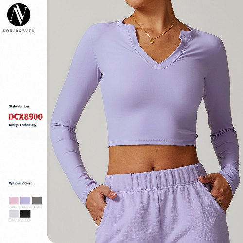 Custom OEM Tight-Fit Yoga Wear | Bare-Sleeved Outdoor Sports T-Shirt | Stretchy & Slimming Training Apparel for Wholesale & Sourcing Partners