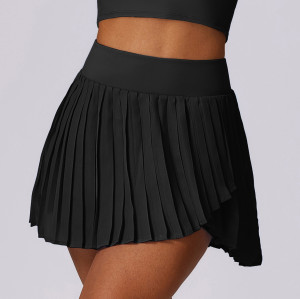 OEM & ODM Women's Casual Pleated Sports Skirt - Quick-Drying Two-Piece Tennis Skirt, Anti-Exposure Fitness Skirt for Wholesale & Sourcing Agents8600