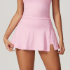 Premium Women's A-Line One-Piece Short Skirt | High-Waisted Anti-Exposure Yoga & Running Fitness Wear | OEM & ODM Solutions for Wholesalers8819