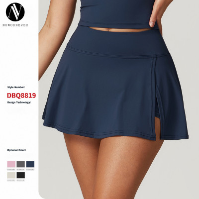 Premium Women's A-Line One-Piece Short Skirt | High-Waisted Anti-Exposure Yoga & Running Fitness Wear | OEM & ODM Solutions for Wholesalers8819