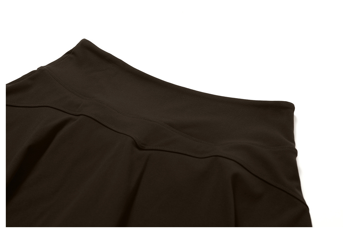 high-waisted A-line tennis skirt