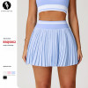 OEM & ODM Summer Color-Blocked Pleated Mini Skirt - High-Waisted A-Line Athletic Design, Anti-Exposure Tennis Skirt for Wholesale & Sourcing Agents5062