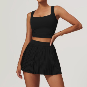 Custom Manufacturing Women’s Cloud-Feel Breathable Outdoor Sports Set - Yoga Apparel with Hip-Covering Design & Waist-Slimming Fit | OEM, ODM & Wholesale Options8782