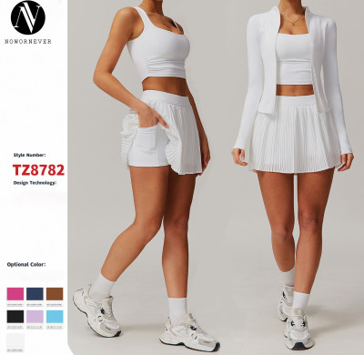 Custom Manufacturing Women’s Cloud-Feel Breathable Outdoor Sports Set - Yoga Apparel with Hip-Covering Design & Waist-Slimming Fit | OEM, ODM & Wholesale Options8782