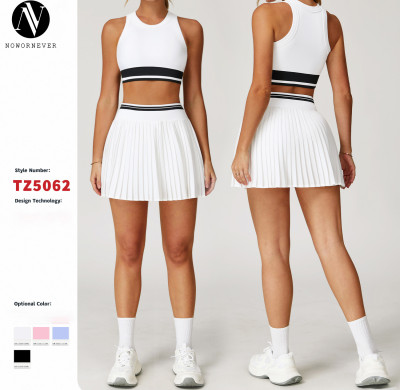 Cross-border Nude-Feel Sportswear Set | Quick-Drying High-Waisted Yoga Set for Women | Anti-Exposure Running & Fitness Gear | OEM, ODM, Wholesale Sourcing Agents5062