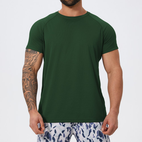 Men's Quick Dry Sports T-Shirt 1069 | OEM & ODM Crew Neck Muscle Fit Gym Tee for Running, Football & Training - Wholesale & Sourcing Solutions