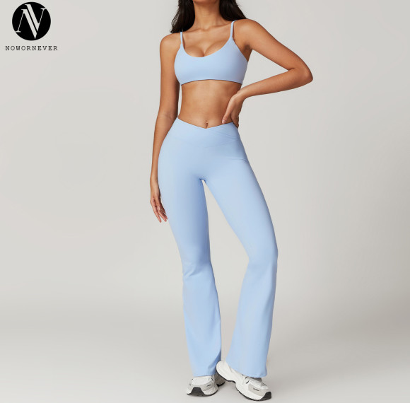 Eco-Friendly Recycled Polyamide/Nylon Slim-Fit Quick-Dry Yoga Set & Running Sports Short-Sleeve Outerwear for Women - OEM, ODM, Wholesale & Sourcing Agents - Style 8799