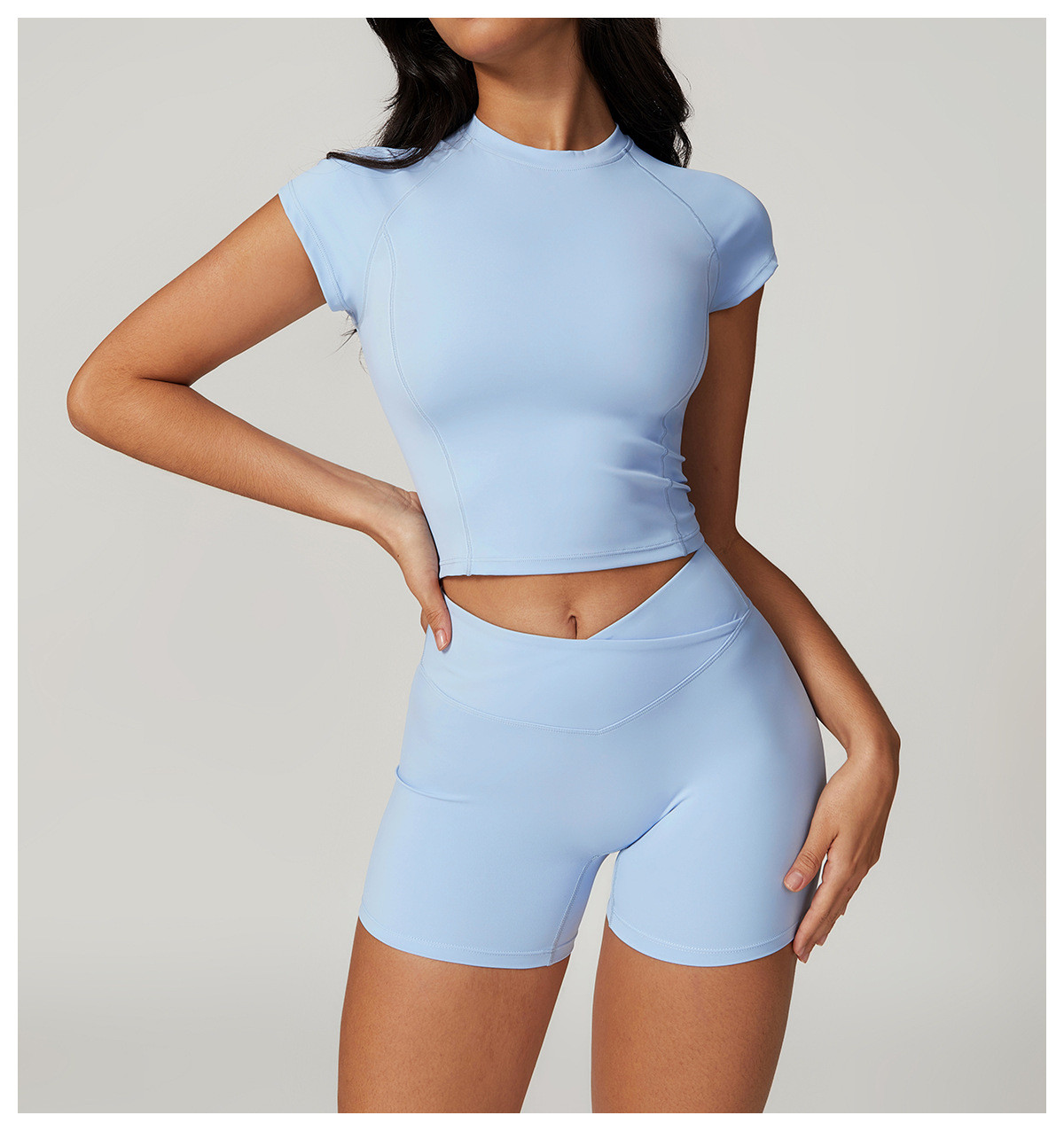 recycled polyamide yoga clothes