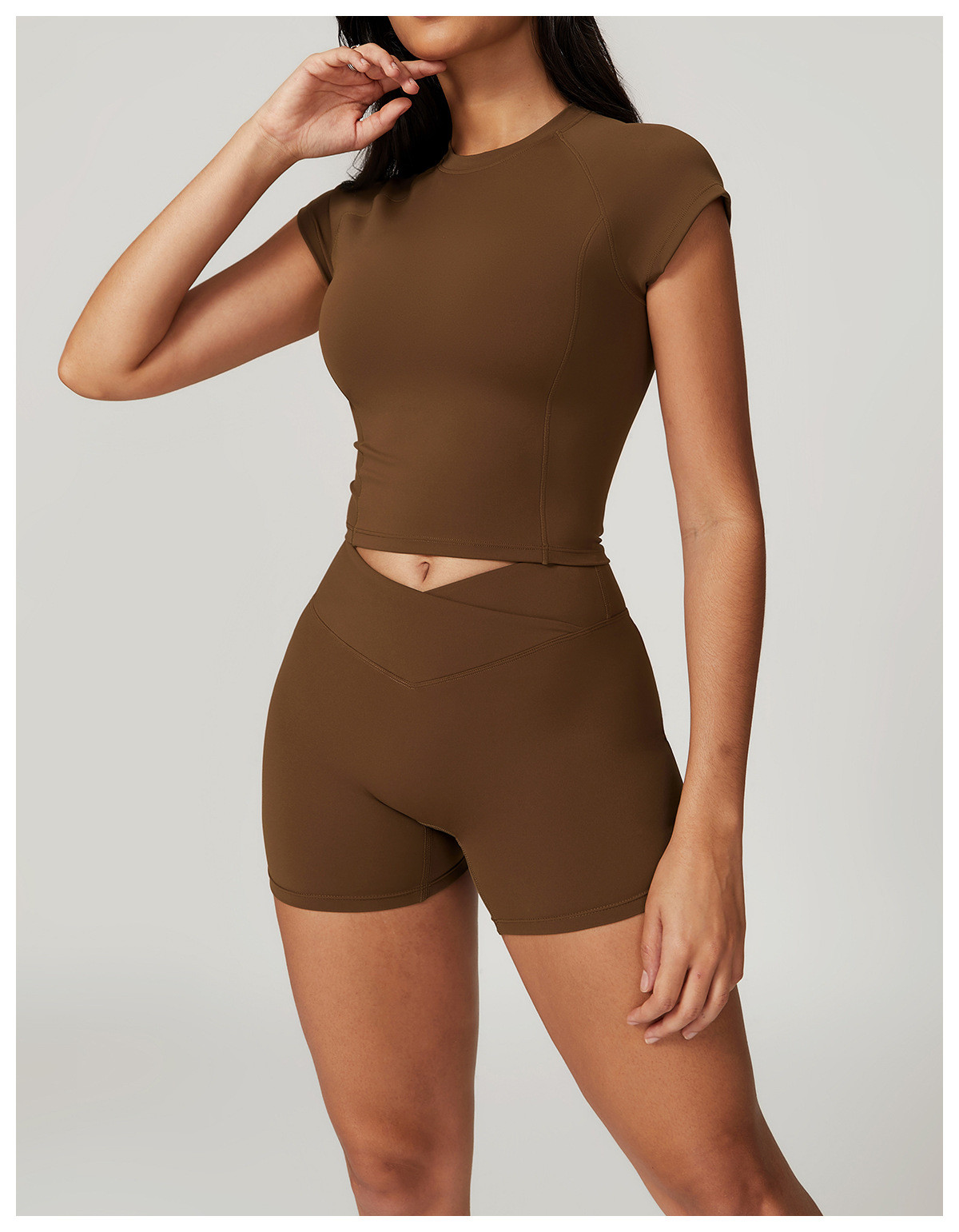 slim-fit quick-dry yoga wear