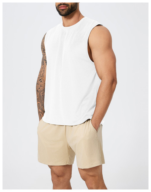 Men's American Style Quick Dry Sports Tank Top 1067 | OEM & ODM Available | Sleeveless Gym Vest for Fitness, Football, Badminton & Running | Wholesale & Sourcing Agents Welcome