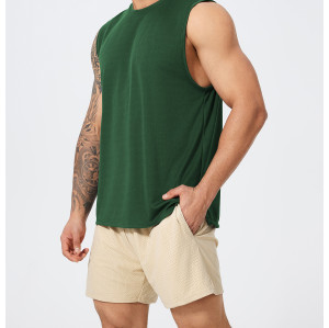 Men's American Style Quick Dry Sports Tank Top 1067 | OEM & ODM Available | Sleeveless Gym Vest for Fitness, Football, Badminton & Running | Wholesale & Sourcing Agents Welcome