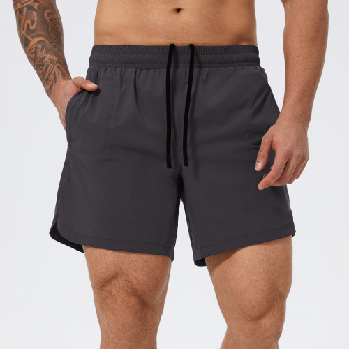 Men's Quick Dry Breathable Sports Shorts 1082 | OEM & ODM Available for 2-in-1 Double Layer Fitness Shorts Ideal for Basketball, Tennis & Running - Wholesale Sourcing Agents Welcome