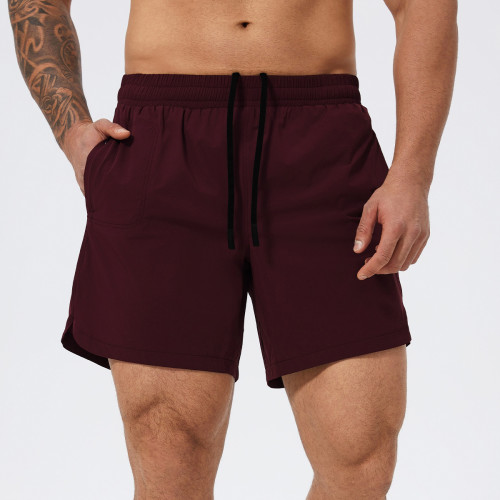 Men's Quick Dry Breathable Sports Shorts 1082 | OEM & ODM Available for 2-in-1 Double Layer Fitness Shorts Ideal for Basketball, Tennis & Running - Wholesale Sourcing Agents Welcome