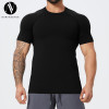 OEM & ODM Men's Seamless Muscle Fit Sports T-Shirt 1058 | Premium Athletic Short Sleeve for Gym, Training, Basketball & Running - Bulk Wholesale Available