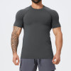 OEM & ODM Men's Seamless Muscle Fit Sports T-Shirt 1058 | Premium Athletic Short Sleeve for Gym, Training, Basketball & Running - Bulk Wholesale Available