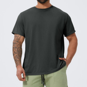 Custom Men's Breathable Moisture Wicking Sports Short Sleeve DDX1093 | OEM & ODM Athletic Tee for Running, Fitness, Basketball & Football - Perfect for Wholesale & Sourcing Agents