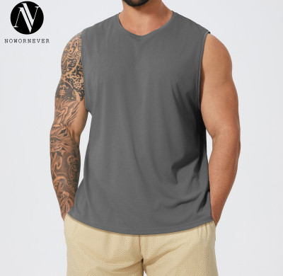 Men's Slim Fit Fitness Tank Top DBX1037 - OEM & ODM Summer Sleeveless Vest for Running & Workout | Perfect for Wholesale & Sourcing Agents | Customizable Activewear for Sports and Gym