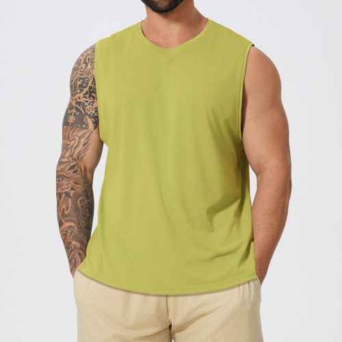 Men's Slim Fit Fitness Tank Top DBX1037 - OEM & ODM Summer Sleeveless Vest for Running & Workout | Perfect for Wholesale & Sourcing Agents | Customizable Activewear for Sports and Gym