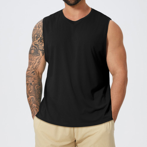 Men's Slim Fit Fitness Tank Top DBX1037 - OEM & ODM Summer Sleeveless Vest for Running & Workout | Perfect for Wholesale & Sourcing Agents | Customizable Activewear for Sports and Gym