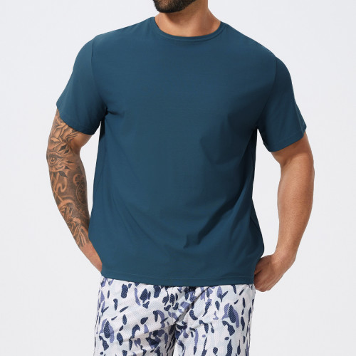 Men's Crew Neck Sports T-Shirt DDX1077 | Premium Custom OEM/ODM Fitness Casual Top for Basketball & Football - Wholesale Sourcing Agents