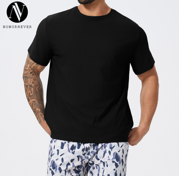 Men's Crew Neck Sports T-Shirt DDX1077 | Premium Custom OEM/ODM Fitness Casual Top for Basketball & Football - Wholesale Sourcing Agents