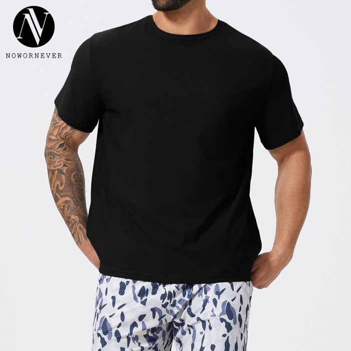 Men's Crew Neck Sports T-Shirt DDX1077 | Premium Custom OEM/ODM Fitness Casual Top for Basketball & Football - Wholesale Sourcing Agents