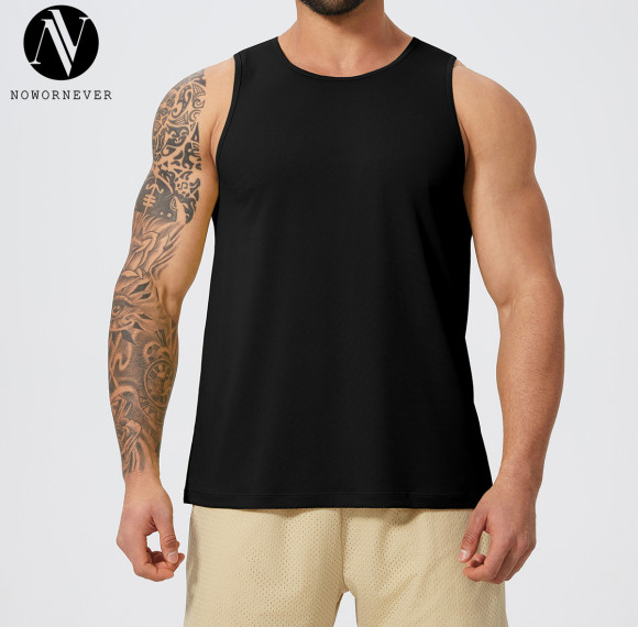 Men's Loose Breathable Quick Dry Basketball Tank Top DBX1061 | OEM & ODM Custom Thin Summer Athletic Training Vest for Wholesale & Sourcing Agents