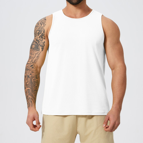 Men's Loose Breathable Quick Dry Basketball Tank Top DBX1061 | OEM & ODM Custom Thin Summer Athletic Training Vest for Wholesale & Sourcing Agents
