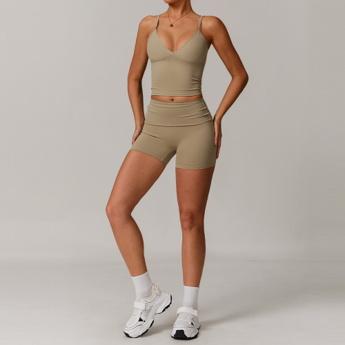 Women's Eco-Friendly Recycled Yoga Set | Versatile Fitness & Running Wear | Custom OEM & ODM Services | Chic Casual Activewear - Style 8998 for Bulk Buyers