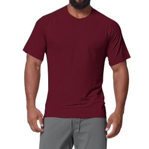 Men's Quick Dry Moisture Wicking Sports T-Shirt 1075 | OEM & ODM Available | Wholesale Short Sleeve Breathable Tee for Outdoor Running & Fitness Training