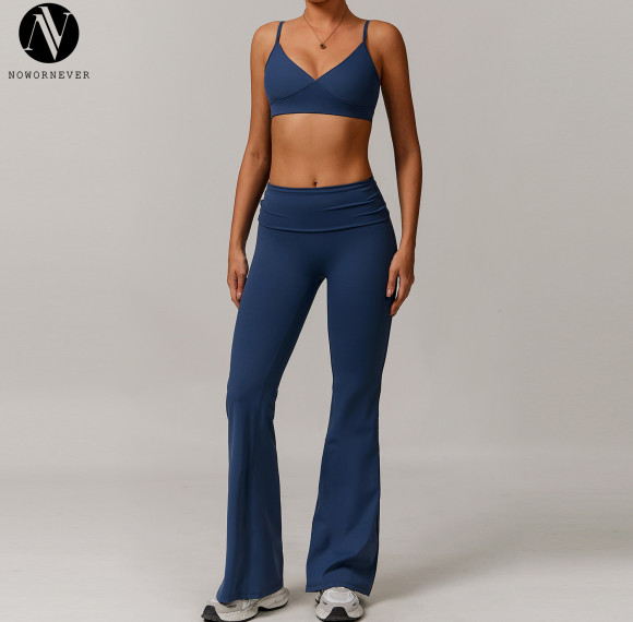 Wholesale Eco-Conscious Recycled Yoga Set for Women - Stylish, Versatile Sports Fitness Wear | OEM & ODM Manufacturing Solutions for Activewear Brands