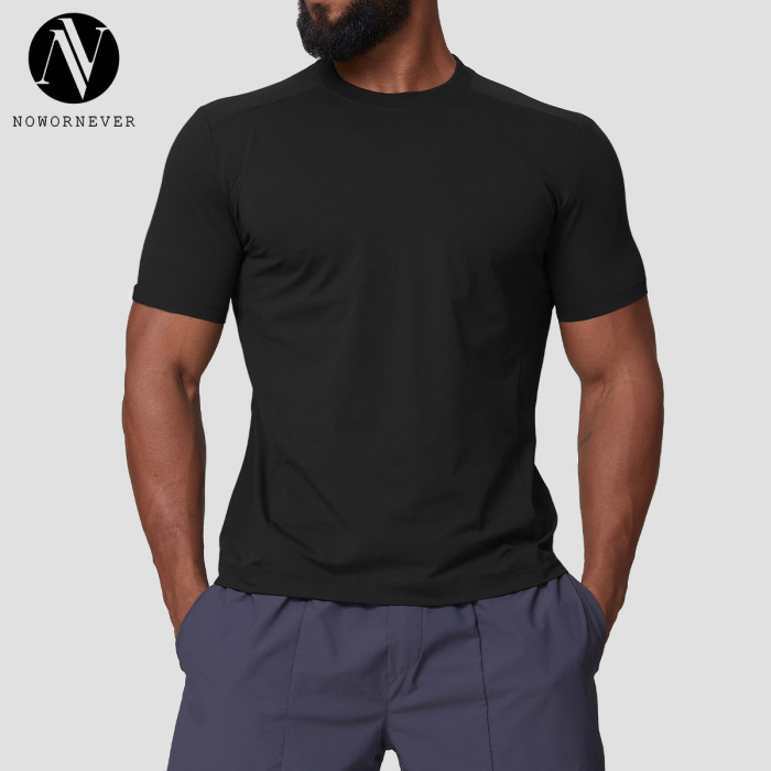 Men's Sun Protection 7A Antibacterial Quick Dry Outdoor Sports T-Shirt | OEM & ODM Solutions for Wholesale, Sourcing Agents - Ideal for Hiking & Travel - Crew Neck Short Sleeve Style 1168-1