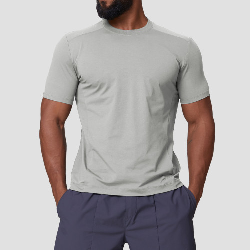 Men's Sun Protection 7A Antibacterial Quick Dry Outdoor Sports T-Shirt | OEM & ODM Solutions for Wholesale, Sourcing Agents - Ideal for Hiking & Travel - Crew Neck Short Sleeve Style 1168-1