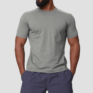Men's Sun Protection 7A Antibacterial Quick Dry Outdoor Sports T-Shirt | OEM & ODM Solutions for Wholesale, Sourcing Agents - Ideal for Hiking & Travel - Crew Neck Short Sleeve Style 1168-1